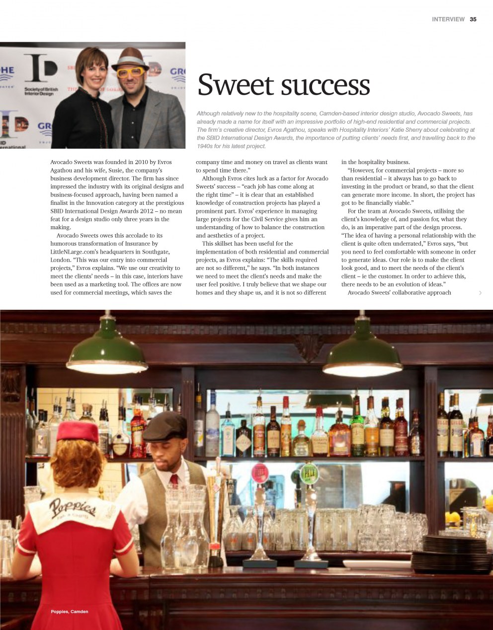 Poppies Fish and Chips of Camden | Media coverage | Interior Designers
